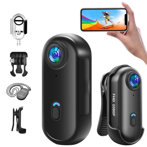 Baobylon Action Cam 1080P mit 64G Speicherkarte,Mini Sportkamera WiFi,Unterwasserkamera,Freihand-POVs,Überall Anbringbar,Helmkamera Motorrad Fahrrad Bodycam Körperkamera,Mini Kamera, Schwarz Baobylon Action Cam 1080P mit 64G Speicherkarte,Mini Sportkamera WiFi,Unterwasserkamera,Freihand-POVs,Überall Anbringbar,Helmkamera Motorrad Fahrrad Bodycam Körperkamera,Mini Kamera, Schwarz