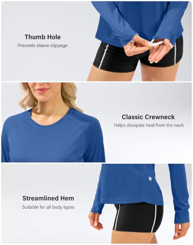 Image of UPF 50+ Sun Shirt for Women Long Sleeve Quick Dry UV Protection Hiking Top