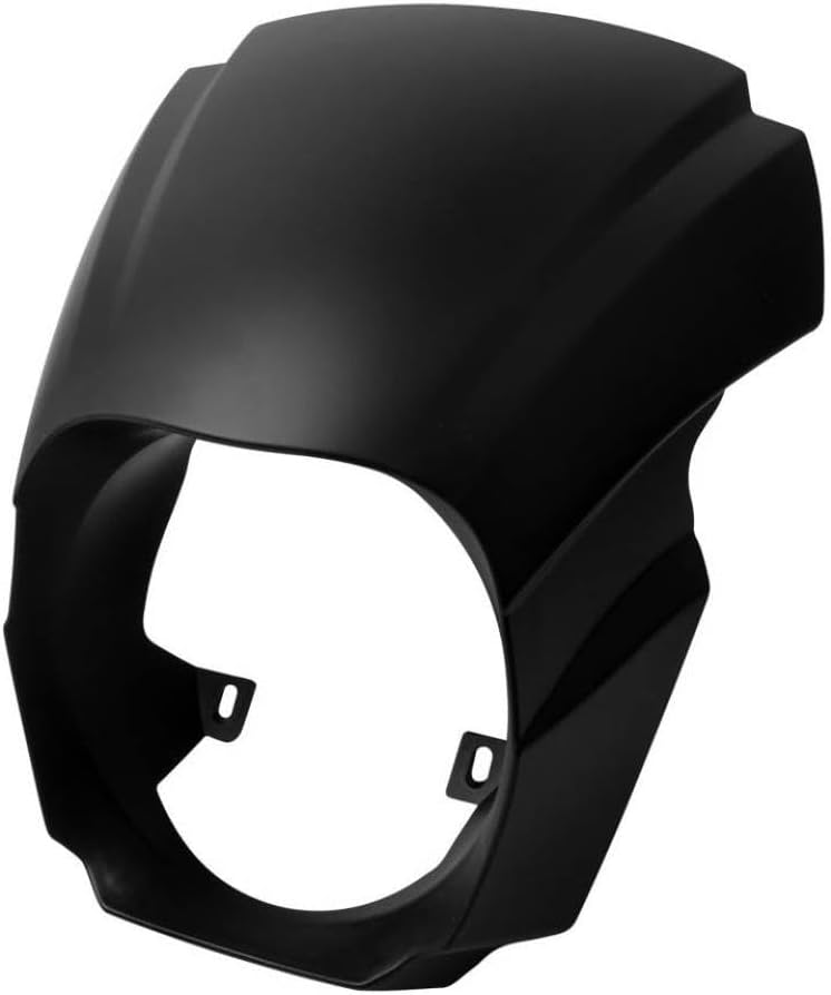 マットブラックモーターサイクルフロントヘッドライトフェアリングカウルソフトアウトFXBR FXBRS 2018 2019 2020