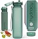 Hydracy Trinkflasche mit Fruchteinsatz - 1L Wasserflasche - BPA-freie Trinkflasche mit Zeitmarkierung Auslaufsichere Sportflasche - Kondensationsfrei für Sport und Outdoor