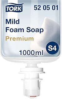 Tork Mild Foam Soap - 520501 - Skin-friendly All-purpose Soap for S4 Dispenser Systems - Premium Quality, Fresh Fragrance, 1 x 1000 ml