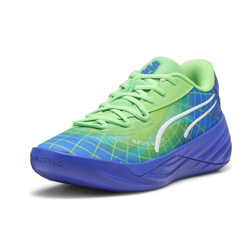 PUMA Mens All-Pro Nitro Marcus S Basketball Sneakers Shoes - Blue, Green2
