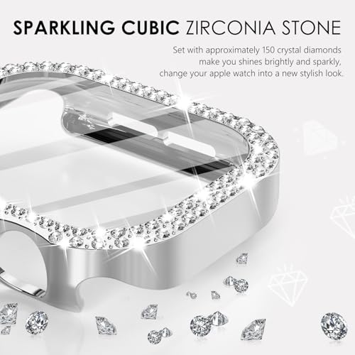 Surace Bling Case with Screen Protector for Apple Watch Series 11/10 42mm by Surace - Used condition - Image 2
