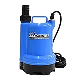 Marintec マリンテックオリジナル 水中ポンプ DC24V 120L/毎分 極性あり M24-120 【販売実績10年以上！】高性能 船 クルーザー ガーデニング 海水対応 バッテリー