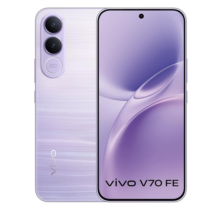 vivo V70 FE 5G (Northern Lights Purple, 8GB RAM, 256GB Storage)