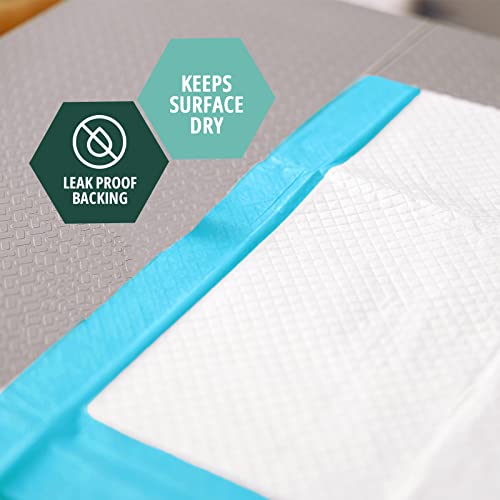 Med Pride Disposable Underpads 23'' X 36'' Incontinence Pads, Chux, Bed Covers, Puppy Training | Thick, Super Absorbent Protection For Kids, Adults, Elderly | Liquid, Urine, Accidents (15) #TOP3