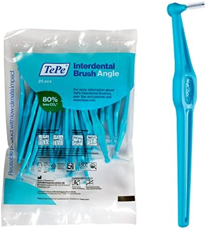Tepe Angle Interdental Brush 0.7mm 25 Pack Yellow