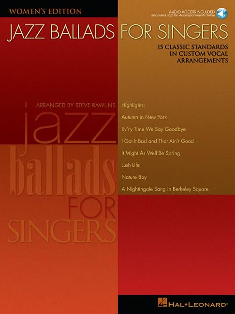 Jazz Ballads for Singers - Women's Edition (Book/Online Audio)