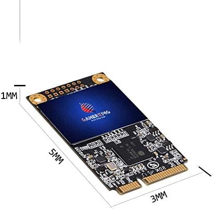GAMERKING mSATA SSD 64GB 3D NAND SATA III 6 Gb/s | mSATA (30x50.9mm) Internal Solid State Drive - Compatible with Desktop PC Laptop - (MSATA 64GB)