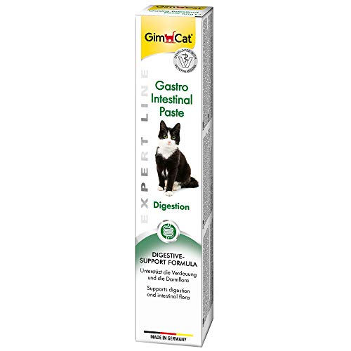GimCat EXPERT LINE Gastro Intestinal Paste & EXPERT LINE Kitten Paste - Funktionaler Katzensnack fördert die Entwicklung von Jungen Katzen