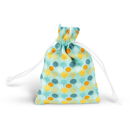 Image of ArtzFolio Leaf Art D3 | Pouch Wrist Potli Bag | Bag for Weddings & Casual Parties