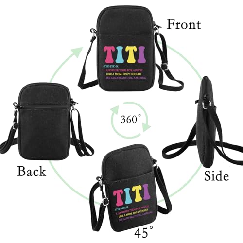 CHOORO Titi Definition Crossbody Bag Aunt Gift Gift For Aunt Aunt Birthday New Aunt Gift Promoted to Titi Gift3