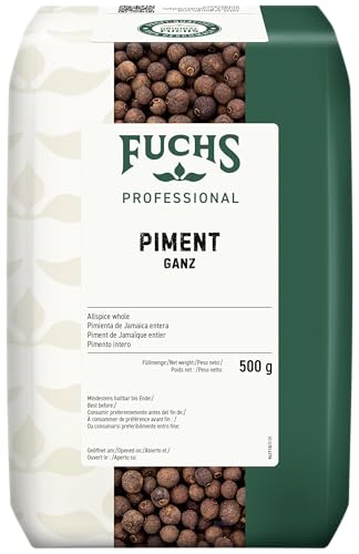 Fuchs Professional - Piment ganz | Ungemahlenes Gewürz für Fleisch, Beizen und eingelegtes Gemüse...