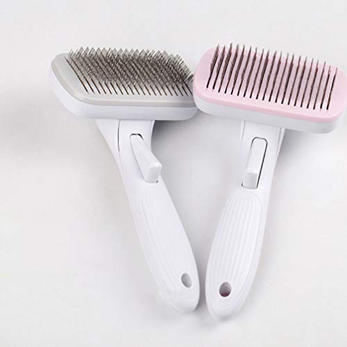 ULTECHNOVO Auto Limpeza Slicker Escova Suavemente Remove Esteiras E Emaranhados de Cabelo Solto Subp