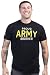 Ann Arbor T-shirt Co. Proud Army Brother | Licensed U.S. Military Infantry Armor Artillery Father T-Shirt for Men - Medium - Black