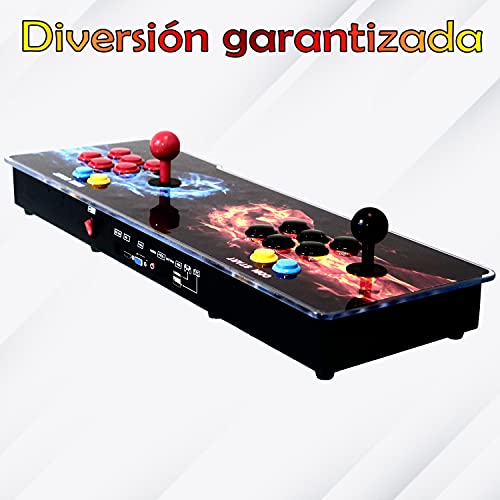 Unicview-Arcade-3D-Retro-Consola-Maquina-recreativa-Arcade-Joystick-Arcade-Versiones-Originales-3300-Juegos-Retro-Incluye-Juegos-2D-y-3D-Funcion-de-Guardar-Partida