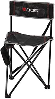 BOG Triple Play Ground Blind Chair with Rugged Construction, Aluminum Frame, Extended Seat Area, Quiet Setup, Breathable Textilene Fabric, Collapsible, and Carry Bag for Hunting, Shooting, and Outdoor