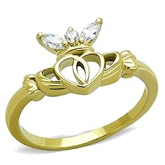 Dainty Gold Claddagh