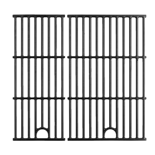 463630021 Grates Replacement for Charbroil Grill Replacement Parts 2 Burner G426-0004-W1 G426-0005-W1 Grill Grates Charbroil Performance Grill Part 463660421 463660021 Cast Iron Cooking Grates 17 Inch