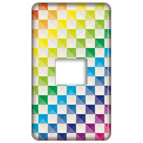 CASEMAKER �R���Z���g/�X�C�b�`�v���[�g���ʃ^�C�v �y�t���J���[(���_��)�v���[�g�݊��i�z�y1�A1�R�p �^��WN6001�z �J���t���� 50�f�U�C�� 001-025 009�� �p�i�\�j�b�N�݊��i