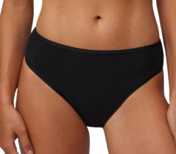 YSABEL MORA Pack de 2 Bragas Midi 19428 (XL, Negro)