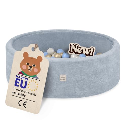 Piscine à balles bébé MISIOO 90x30 cm avec 200 balles de jeu en mousse souple