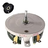 Fielect Wirewound Ceramic Potentiometer Variable Rheostat Resistor with Knob 200W 500R 1Pcs