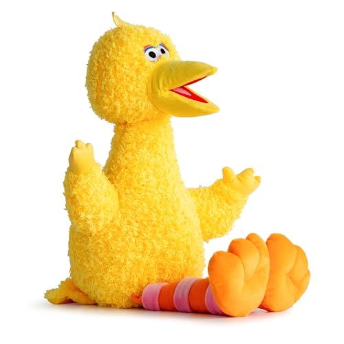 Sesame Street Big Bird Toddler Kids Fuzzy Plush Pillow Buddy, Yellow by Jay Franco - Used condition - Image 3