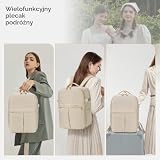 SPAHER 25L Plecak Podróżny Kabiny Samolotu 40x30x20cm Wizzair Vueling Szkolny Plecak na Laptopa 15,6 z 2 Torbami Próżniowymi Mężczyzna Duży Antykradzieżowy Kobieta Wodoodporny