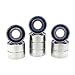 TRB RC 4x10x4mm Precision Ball Bearings ABEC 3 Rubber Sealed Blue (10)
