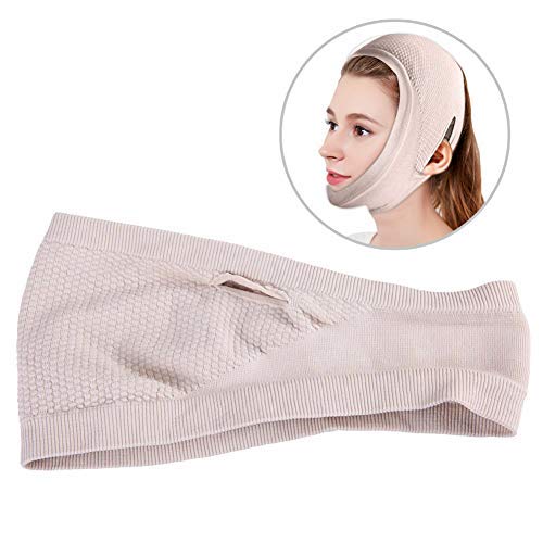 Salmue Chin mask, Slimming Dressing Mask, Face Tightening, Stretchable Elastic Band, Reduce Double V, Double-Faced Face Facing Weight Loss