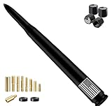 【TRENDY APPEARANCE】8 inch Design , Bullet shaped antenna with smooth curve and smooth appearance, in addition, it is also suitable for pickup trucks, off-road vehicles and other atmospheric vehicles, and is suitable for any weather. It is short and s...