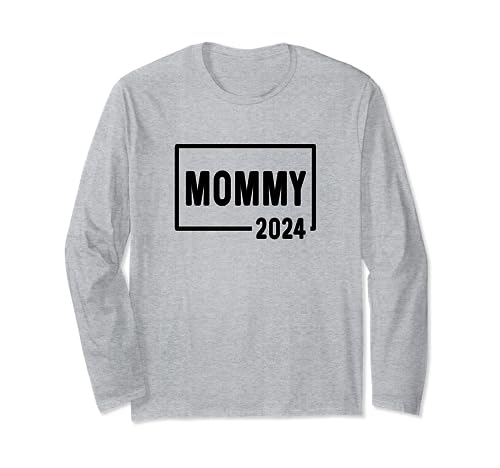 Mamá Mami Est. 2024 - Primera vez pronto para ser genial promovida Manga Larga