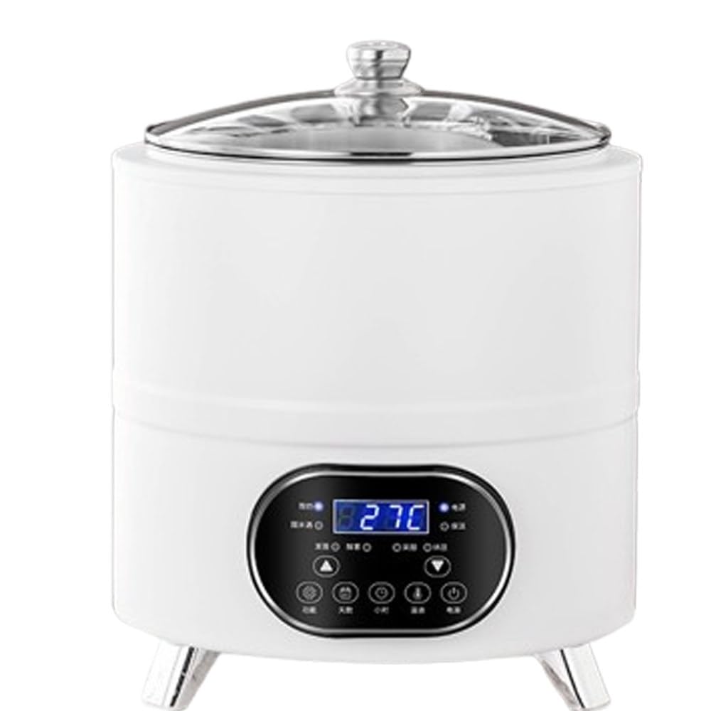 Commercial Yogurt Maker with 360° Constant Fermentation White-12L