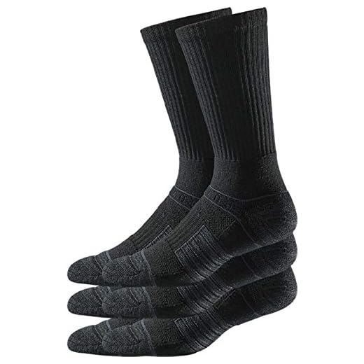 Strideline womens Premium Athletic Socks, Crew-length (3-pack) Black, Small-Medium