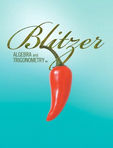Algebra and Trigonometry