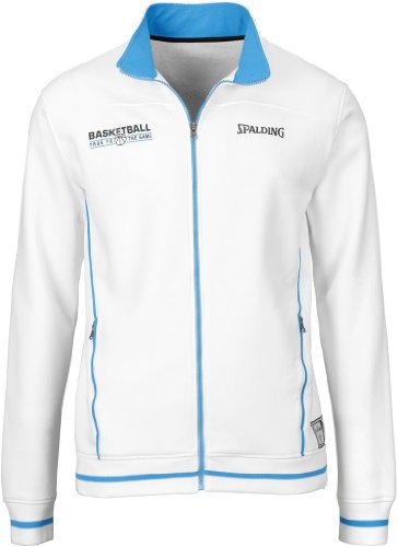 Spalding Team - Giacca da Basket Uomo con Zip, Blu...