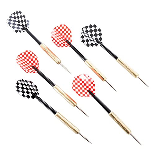 Image of Dart Board Cabinet Set - with 6 Metal-Tip Darts and Dry Erase Scoreboard by Trademark Poker