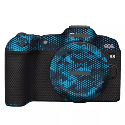 Autocollant de protection en vinyle pour Canon EOS R8 couleur Mamba Blue