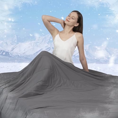 Zzazz Cooling Comforter King Size Cooling Blanket For Hot Sleepers, Summer Comforter Bed Quilt thumb #4