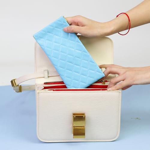 Image of Double Eyeglass Case Soft Dual Glasses Case for Women Men Travel Squeeze Top Sunglasses Cases Eyeglasses Pouch