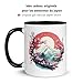 Imagen de Chatcripant Taza Japón Geisha Samurai Flores de cerezo Sakura Montaña Fuji Pagoda Paisaje Naturaleza Arte Taza de viaje Cultura japonesa Cerámica Geek