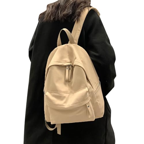 Seggiolino Auto Zaino 15 'Casual Tela Zaino Per Le Donne Uomini Viaggi Scuola College All'aperto Bambini Zaino Ragazzi, Caff, Taglia unica