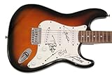 Tesla Band x4 Signed Autograph Full Size Stratocaster Electric Guitar A with James Spence Authentication JSA COA - Signed by Jeff Keith, Troy Luccketta, Tommy Skeoch, Brian Wheat - Mechanical Resonance The Great Radio Controversy Psychotic Supper Bust A Nut Into the Now Real to Reel Real to Reel, Vol. 2 Forever More Twisted Wires & the Acoustic Sessions Simplicity Shock