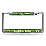NCAA Oregon Ducks Bling Chrome Plate Frame