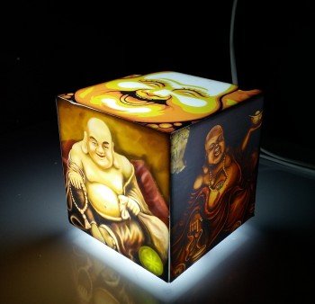ZOCI VOCI Laughing Buddha Mini Lampe de chevet decorative salon et bureau