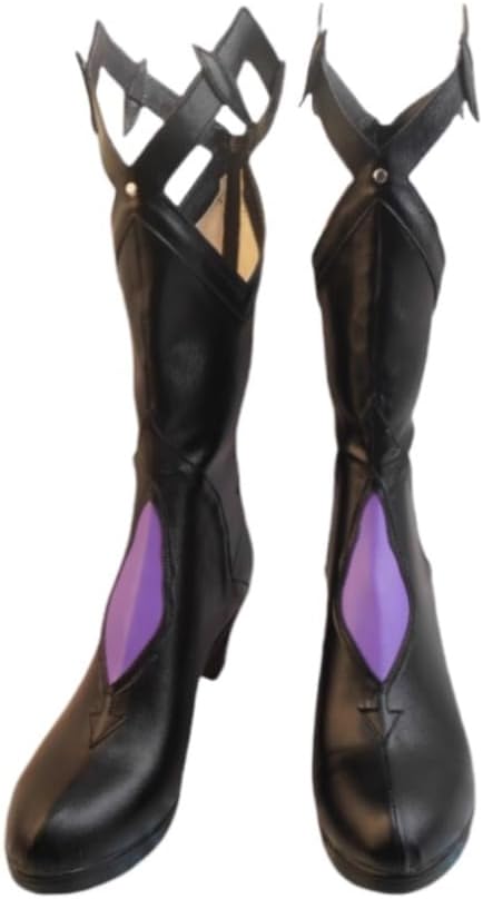 High Heel Black Swan Cosplay Shoes for Game Honkai: Star Rail Cos Halloween Women Men Custom Made Anime