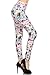 Leggings Depot Ultra Soft REGULAR and PLUS Popular Best Printed Fashion Leggings Batch2 (Plus (Size 12-24), Purple Flower)