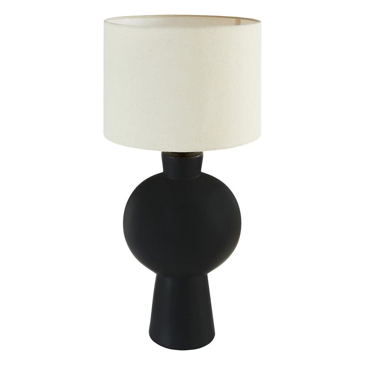 Atmosphera Créateur d'intérieur - Lampe à Poser en Céramique Yulia 59cm Noir