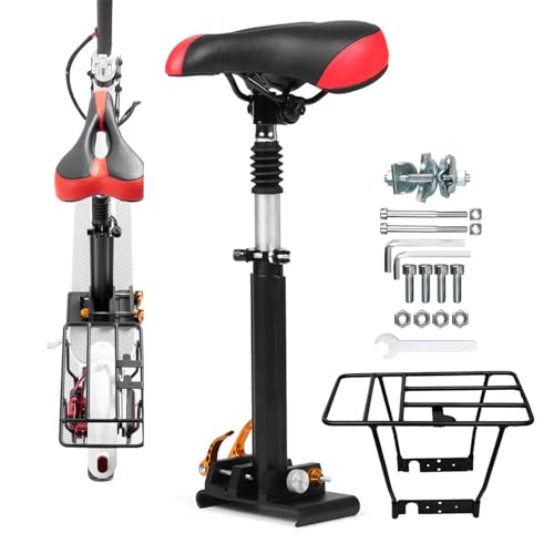 Universal Electric Scooter Sattelsitz & E Scooter Heck Frachtrack kompatibel mit Xiaomi...